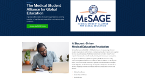Screenshot of the MeSAGE page on Scholarrrx.com
