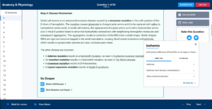 A screenshot showing how in-depth ScholarRx's Qmax explanations get.