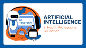 AI in health professions education