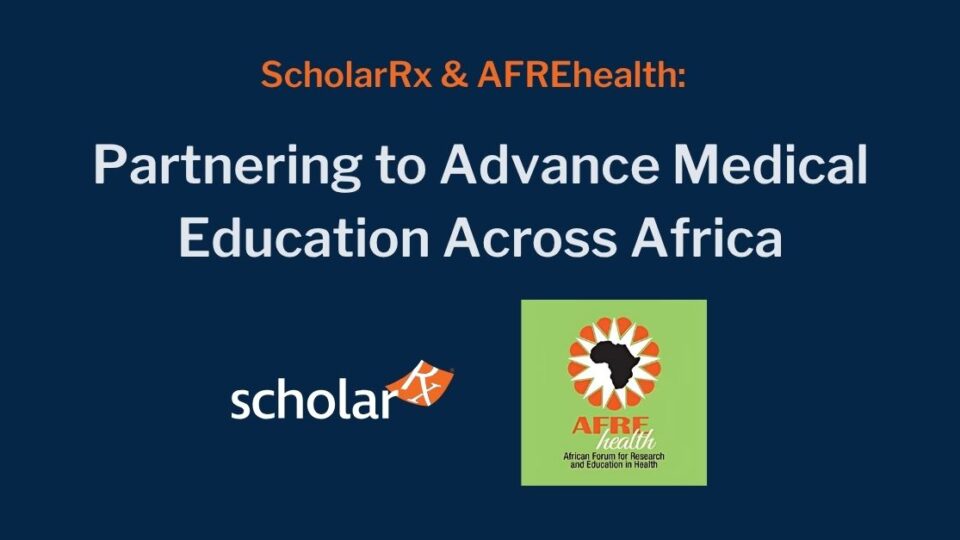 ScholarRx LinkedIn Post Templates (B2B) (2) AfreHealth and ScholarRx partnership